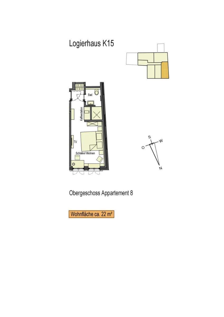 Logierhaus K15 Appartement 8 บอร์คุม ภายนอก รูปภาพ